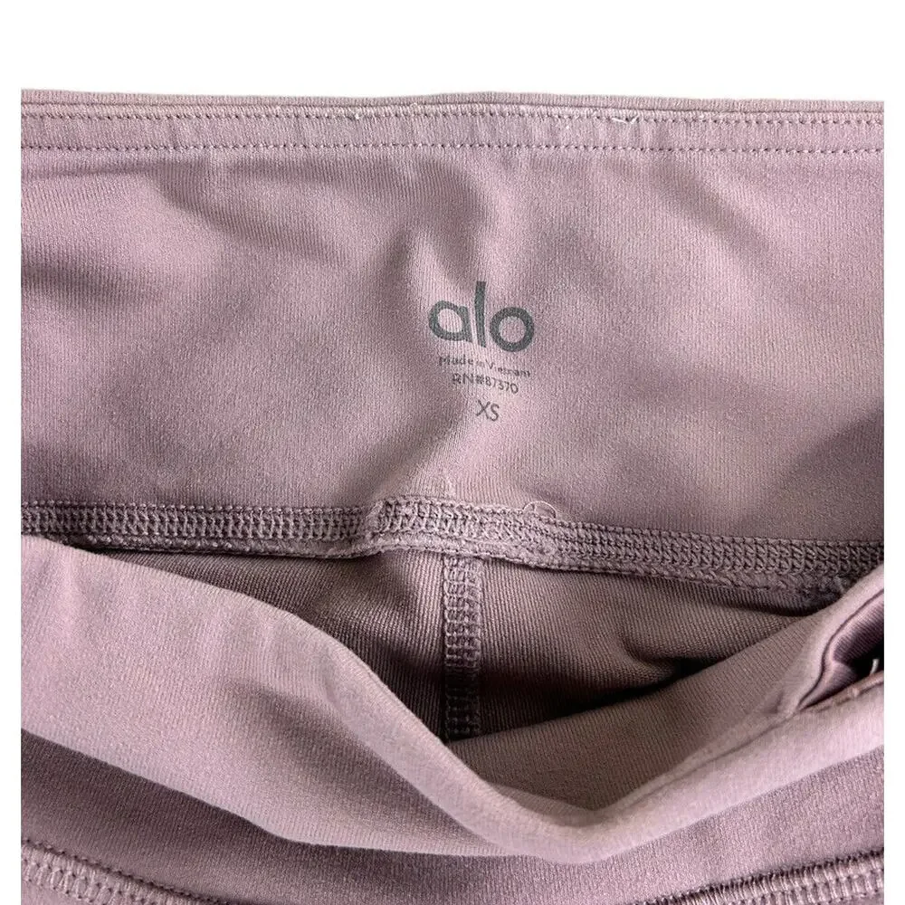 Alo Yoga Epic Leggings Smokey Quartz Womens Size XS Mesh 28